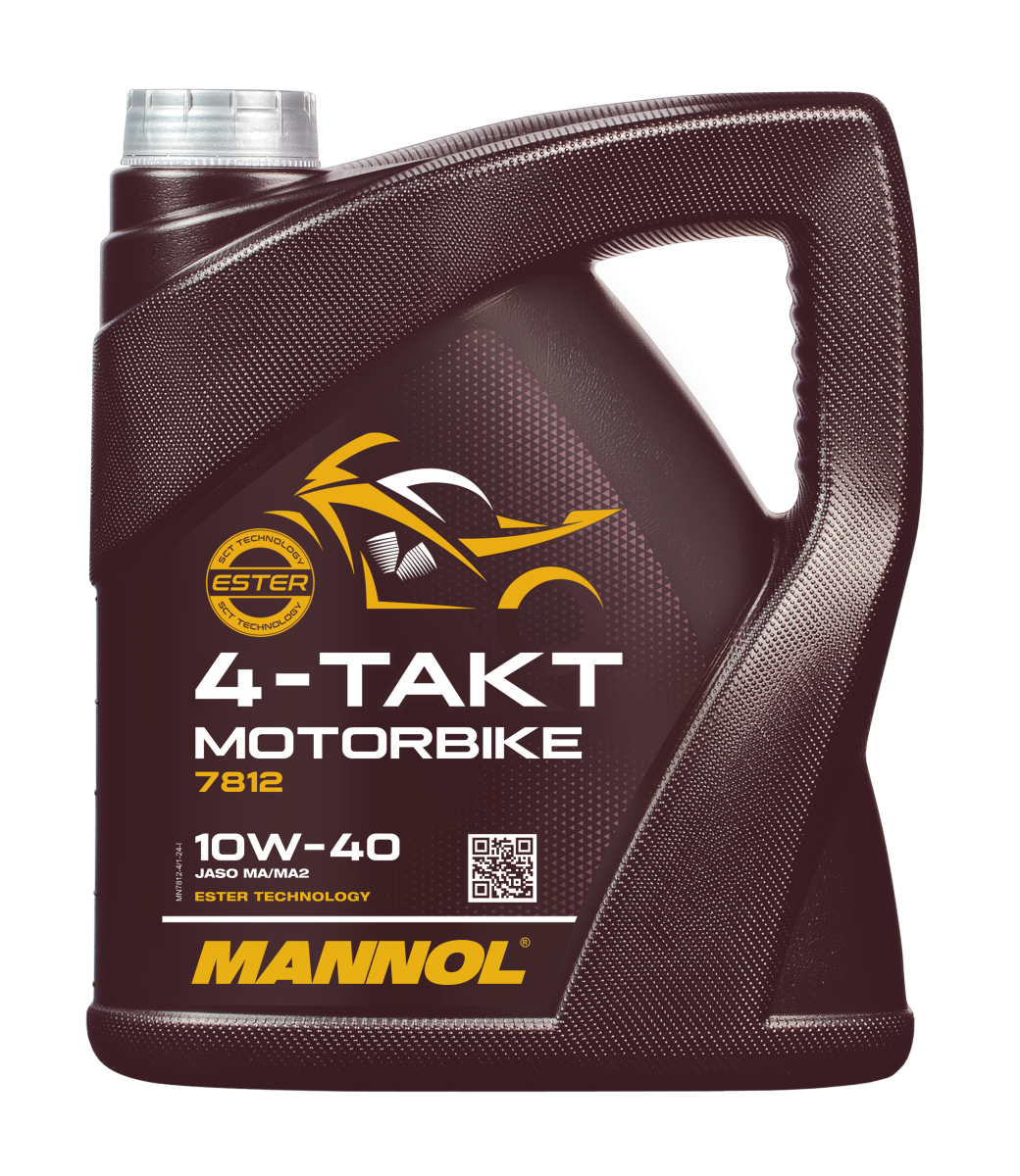 OLEJ MANNOL 10W40 MOTORBIKE ESTER SYNTETYK 4L PLASTIK