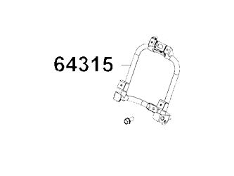 STELAŻ PRZEDNI KYMCO LIKE 2 50/125 64315-ACC1-E10