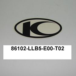 NAKLEJKA K-LOGO 60MM CZARNY 86102-LLB5-E00-T02