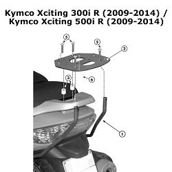 image 1 for KAPPA STELAZ KUFRA CENTRALNEGO MONOLOCK® KYMCO XCITING R 300/500I (09-14) BEZ PŁYTY 