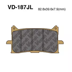 KLOCKI HAMULCOWE VESRAH SINTERED METAL VD-187JL