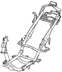 image 2 for RAMA SKUTERA KYMCO GRAND DINK 250 WYPRZEDAŻ 