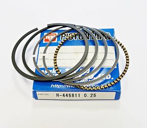 PIERŚCIENIE TŁOKOWE TKRJ H-446811 0.25 (XL-200R/XL-125R/XR-200)