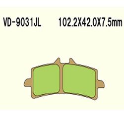 KLOCKI HAMULCOWE VESRAH SINTERED METAL VD-9031RJL