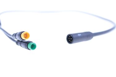image 2 for KABEL PRZEWÓD EBUS BAFANG 850MM 2 KOŃCÓWKI MANETKA WYŚWIETLACZ STEROWNIK/SILNIK