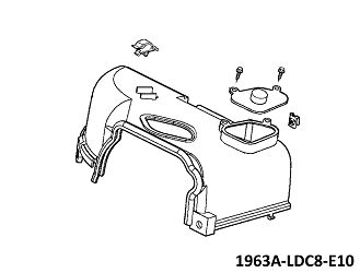OBUDOWA CYLINDRA GÓRNA AG 50 1963A-LDC8-E10