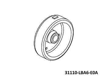 image 1 for KOŁO ZAMACHOWE AG 50 MK1 31110-LBA6-E0A 