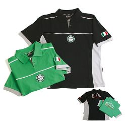 POLO BENELLI OFFICINE CZARNO-SZARY S