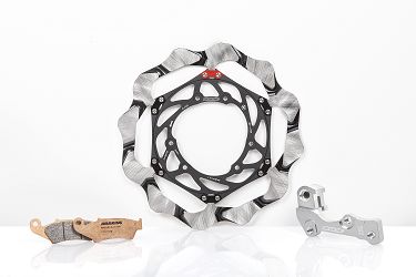 KOMPLET TARCZA BATFLY ALU 280 MM KLOCKI I ADAPTER BRAKING OKBY28E