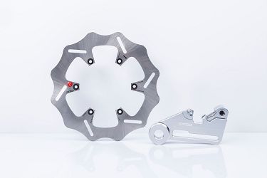 KOMPLET TARCZA HAMULCOWA WAVE 240 MM TYLNA Z ADAPTEREM BRAKING OKI80