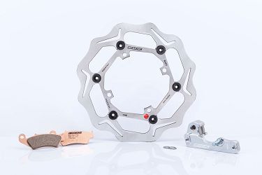 KOMPLET TARCZA HAMULCOWA WAVE FLOATING 270 MM Z KLOCKAMI HAMULCOWYMI ORAZ ADAPTEREM BRAKING OKWL01