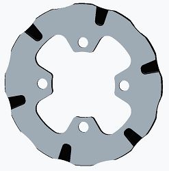 TARCZA HAMULCOWA BRAKING WAVE FIX BATFLY BY9011