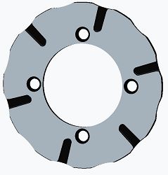 TARCZA HAMULCOWA BRAKING WAVE FIX BATFLY BY9015
