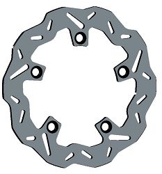 TARCZA HAMULCOWA BRAKING WAVE FIX WF7538
