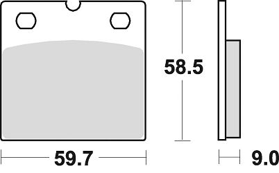 image 2 for KLOCKI HAMULCOWE BRAKING SEMI METALLIC 644SM1