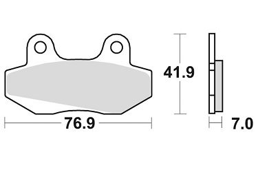 image 2 for KLOCKI HAMULCOWE BRAKING SEMI METALLIC 673SM1