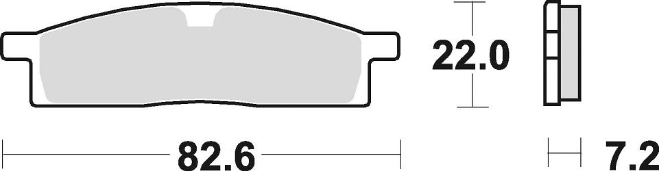 image 2 for KLOCKI HAMULCOWE BRAKING SEMI METALLIC 705SM1