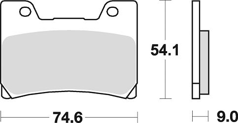 image 2 for KLOCKI HAMULCOWE BRAKING SEMI METALLIC 729SM1