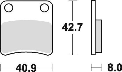 image 2 for KLOCKI HAMULCOWE BRAKING SEMI METALLIC 757SM1