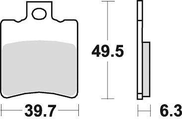 image 2 for KLOCKI HAMULCOWE BRAKING SEMI METALLIC 761SM1