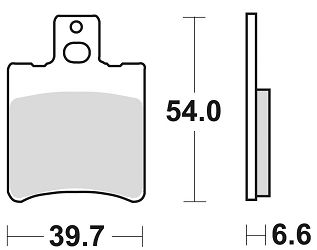 image 2 for KLOCKI HAMULCOWE BRAKING SEMI METALLIC 779SM1