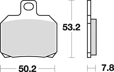 image 2 for KLOCKI HAMULCOWE BRAKING SEMI METALLIC 828SM1