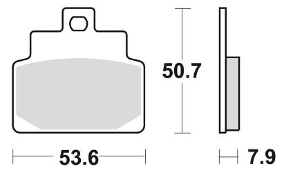 image 2 for KLOCKI HAMULCOWE BRAKING SEMI METALLIC 842SM1