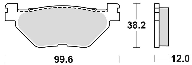 image 1 for KLOCKI HAMULCOWE BRAKING SEMI METALLIC 868SM1 