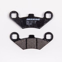 KLOCKI HAMULCOWE BRAKING SEMI METALLIC 986SM1