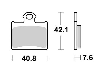 image 2 for KLOCKI HAMULCOWE BRAKING SINTERED 949CM44 OFFROAD