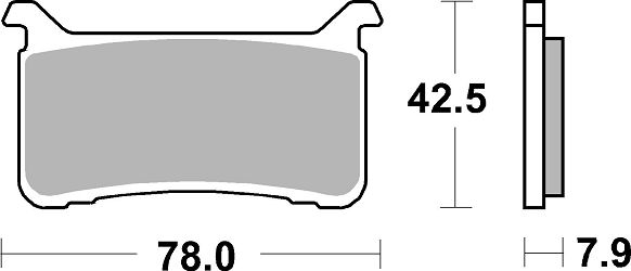 image 2 for KLOCKI HAMULCOWE BRAKING SINTERED 978CM55