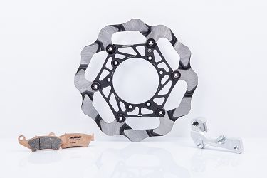 KOMPLET TARCZA BATFLY ALU 270 MM KLOCKI I ADAPTER BRAKING OKBY21