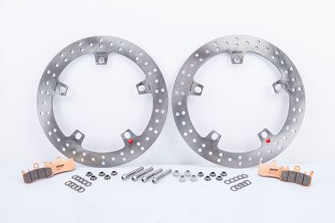 KOMPLET TARCZ HAMULCOWYCH 320 MM Z KLOCKAMI BRAKING OKRH02