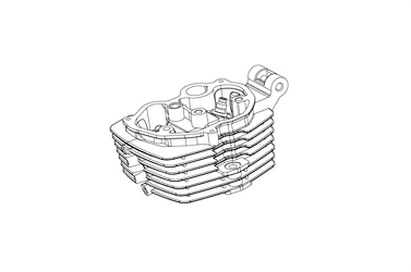 image 3 for GŁOWICA CYLINDRA 125 CCM 4T A/C 56,5MM KLIGHT125 E5 SUPERLIGHT125 E5 KEEWAY  