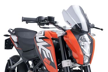 SZYBA OWIEWKA PUIG DO KTM 125 / 200 / 390 DUKE 11-16 LEKKO PRZYCIEMNIONA