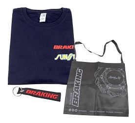 BRAKING KOMPLET PROMOCYJNY KOSZULKA S + BRELOCZEK + TORBA