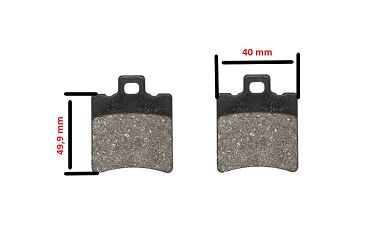 image 2 for KLOCKI HAMULCOWE POWER FORCE 40X49,9X7 MM 