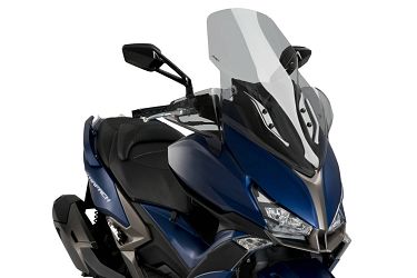SZYBA PUIG V-TECH DO KYMCO XCITING S 400 19-23 LEKKO PRZYCIEMNIONA