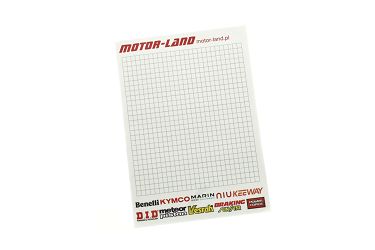 NOTATNIK MOTOR-LAND