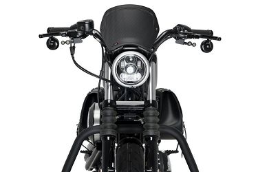 SZYBA OWIEWKA PUIG RETROPLATE DO HARLEY-DAVIDSON SPORTSTER 883 / 1200 CARBON
