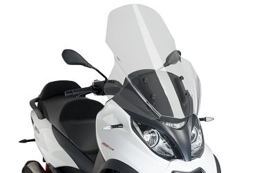 SZYBA TUTYSTYCZNA V-TECH LINE PUIG DO PIAGGIO MP3 350 18-22 PRZEZROCZYSTA