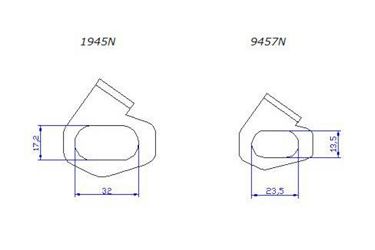 ADAPTERY ŁĄCZĄCE FENDER ELIMINATOR PUIG Z KIERUNKOWSKAZAMI OEM HONDA (1945N) CZARNE