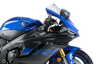 image 2 for BOCZNE SPOILERY DOCISKOWE DO YAMAHA R6 17-20 CZARNE
