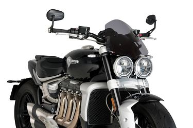 SZYBA OWIEWKA PUIG DO TRIUMPH ROCKET 3 20-22 MOCNO PRZYCIEMNIONA