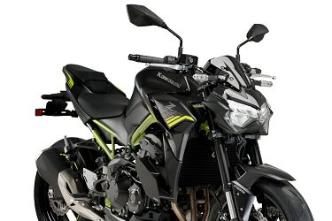 BOCZNE SPOILERY DOCISKOWE DO KAWASAKI Z900 20-22 CZARNE
