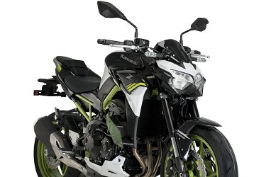 BOCZNE SPOILERY DOCISKOWE DO KAWASAKI Z900 20-22 ZIELONE