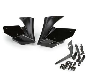 BOCZNE SPOILERY DOCISKOWE PUIG DO KAWASAKI Z900 17-21 CZARNE