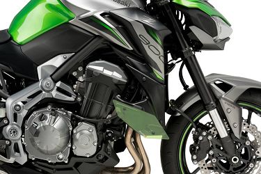 BOCZNE SPOILERY DOCISKOWE PUIG DO KAWASAKI Z900 17-21 ZIELONE