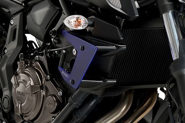 image 1 for BOCZNE SPOILERY DOCISKOWE DO YAMAHA MT-07 NIEBIESKIE 