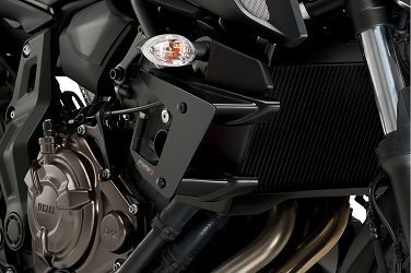 BOCZNE SPOILERY DOCISKOWE DO YAMAHA MT-07 CZARNE